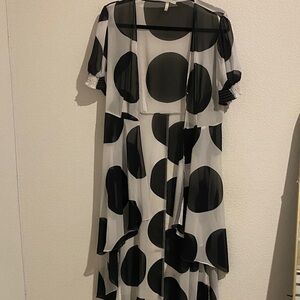 Black and White Polka Dot Dress